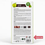 Back of Apple Hair Color packaging