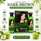 Quick Shine Dark Brown promotional product graphic
