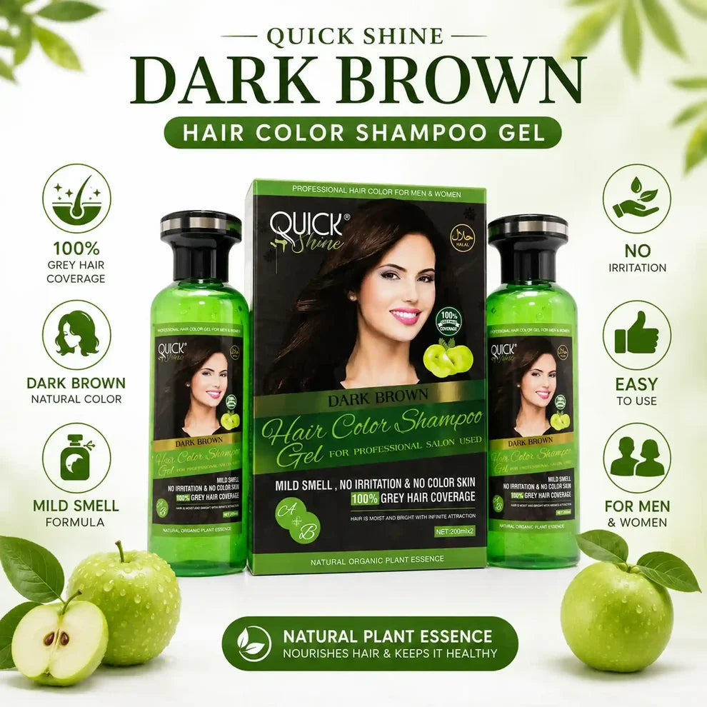Quick Shine Dark Brown promotional product graphic
